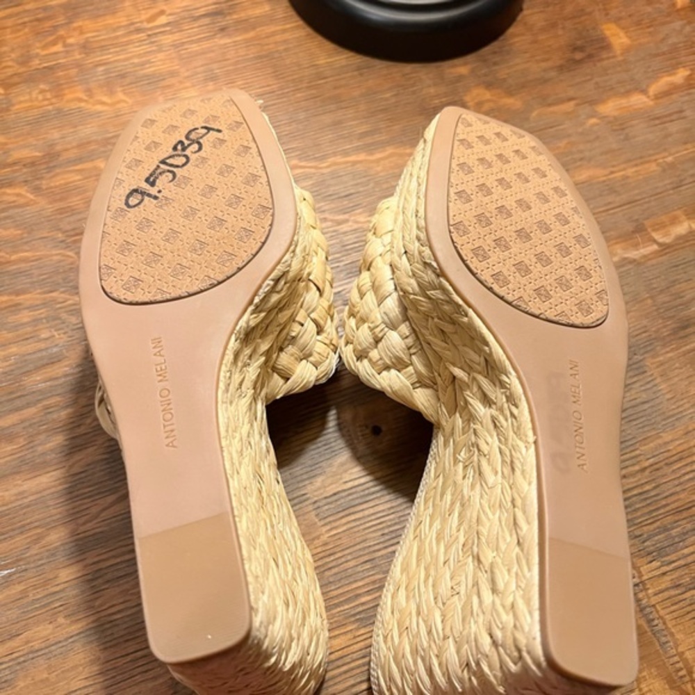 Antonio Melani Espadrilles‎ Sandals NWT, Size 9.5 - Picture 7 of 9